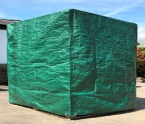 GREENWEATHERPROOFPALLETCOVEROVERSIZED140GSM