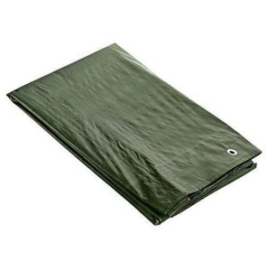 HeavyDutyTarpaulinWaterproofGreenTarpSheetCover140gsm